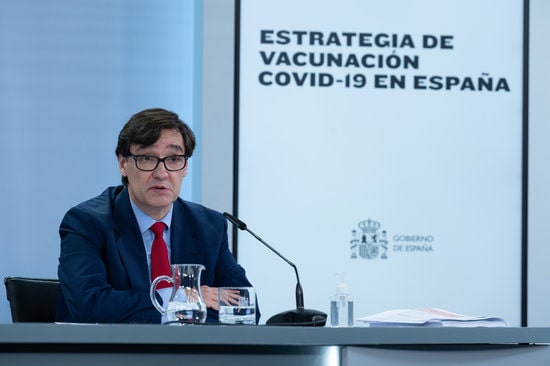 Spanish health minister Salvador Illa (By Borja Puig de la Bellacasa/Pool Moncloa)